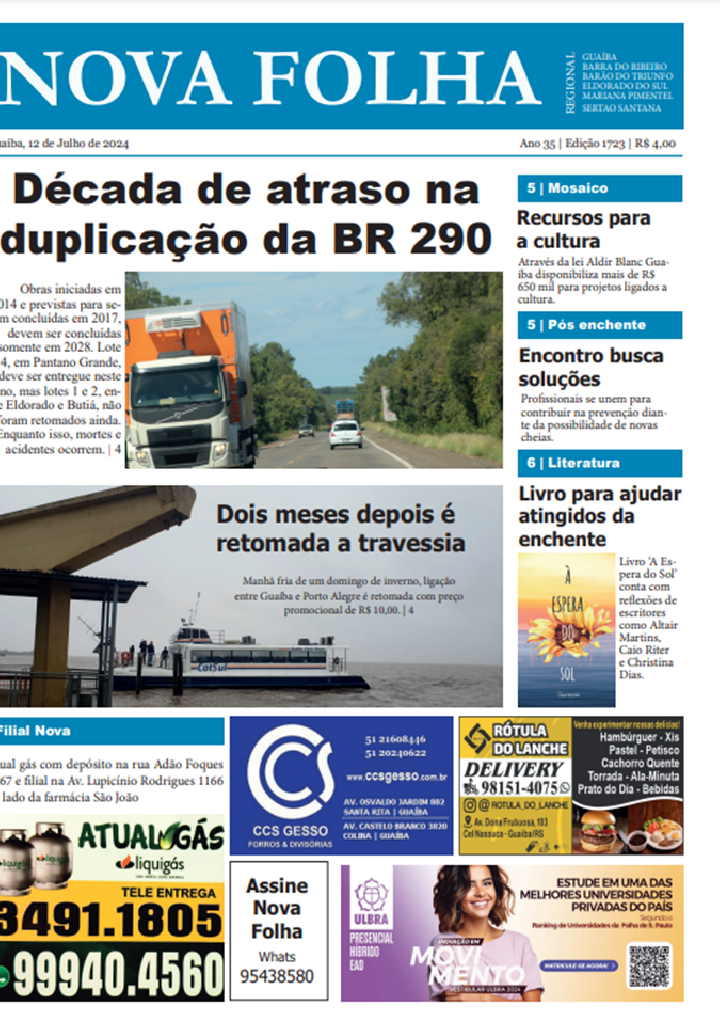 Década de atraso na duplicação da BR 290