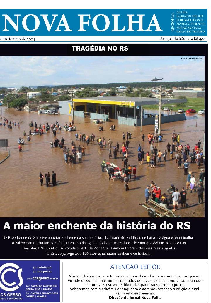 Enchente histórica