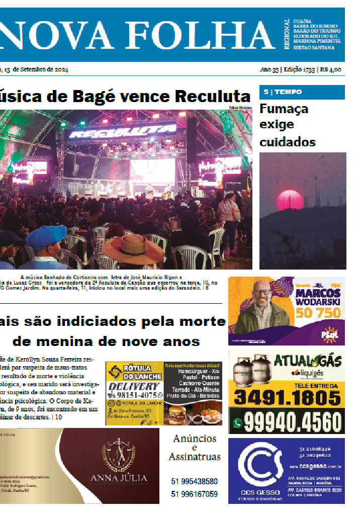 Música de Bagé vence Reculuta