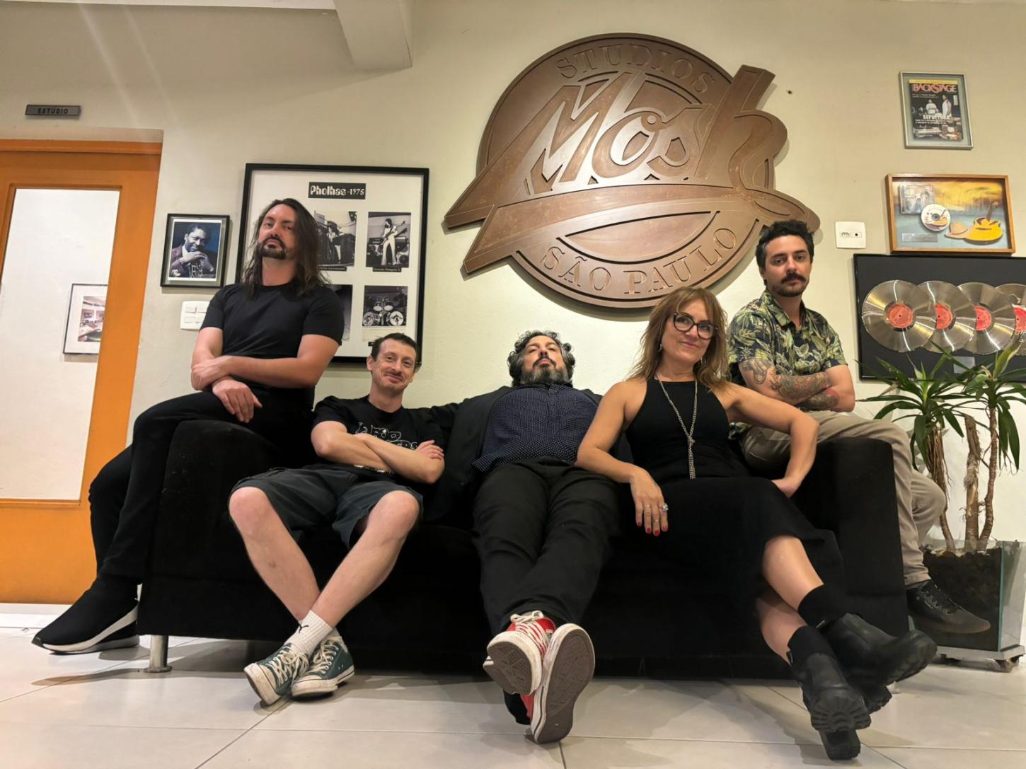 Banda guaibense grava no estúdio Mosh em SP,um dos melhores do Brasil