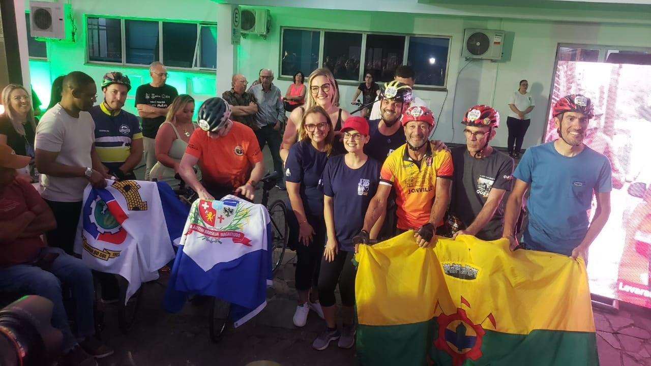 Viagem da Gratidão aproxima  Guaíba e a cidade de Joinvile