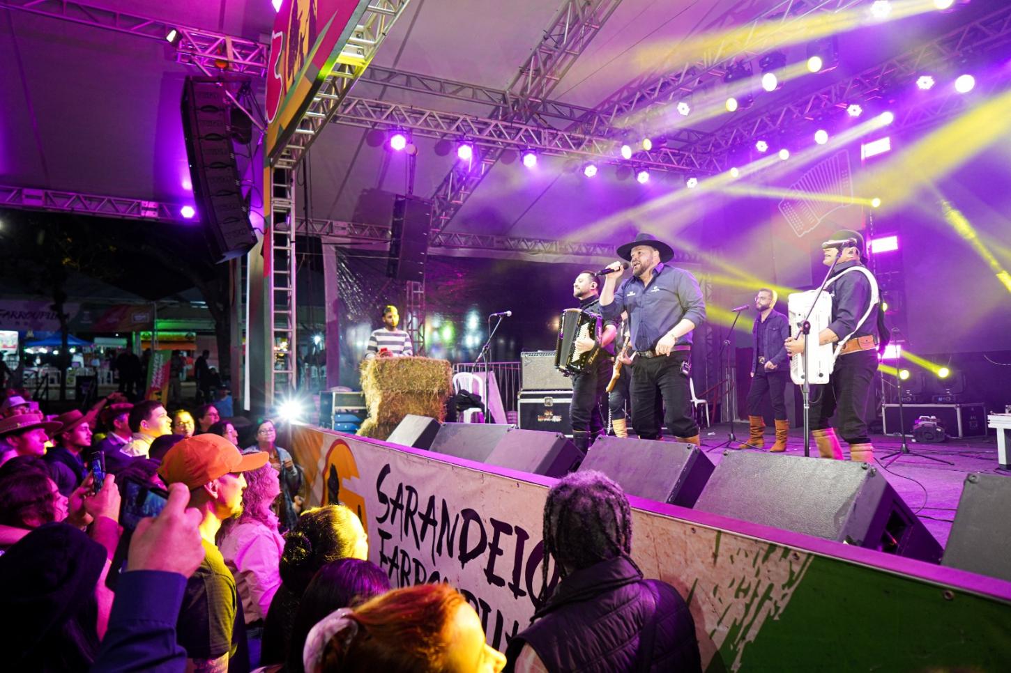 Sarandeio segue até domingo