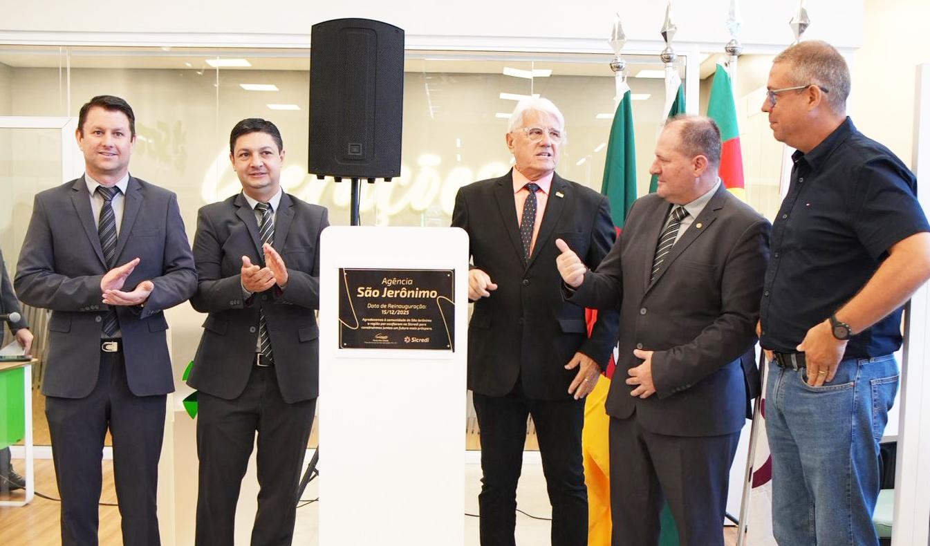 Nova agência do Sicredi em São Jerônimo