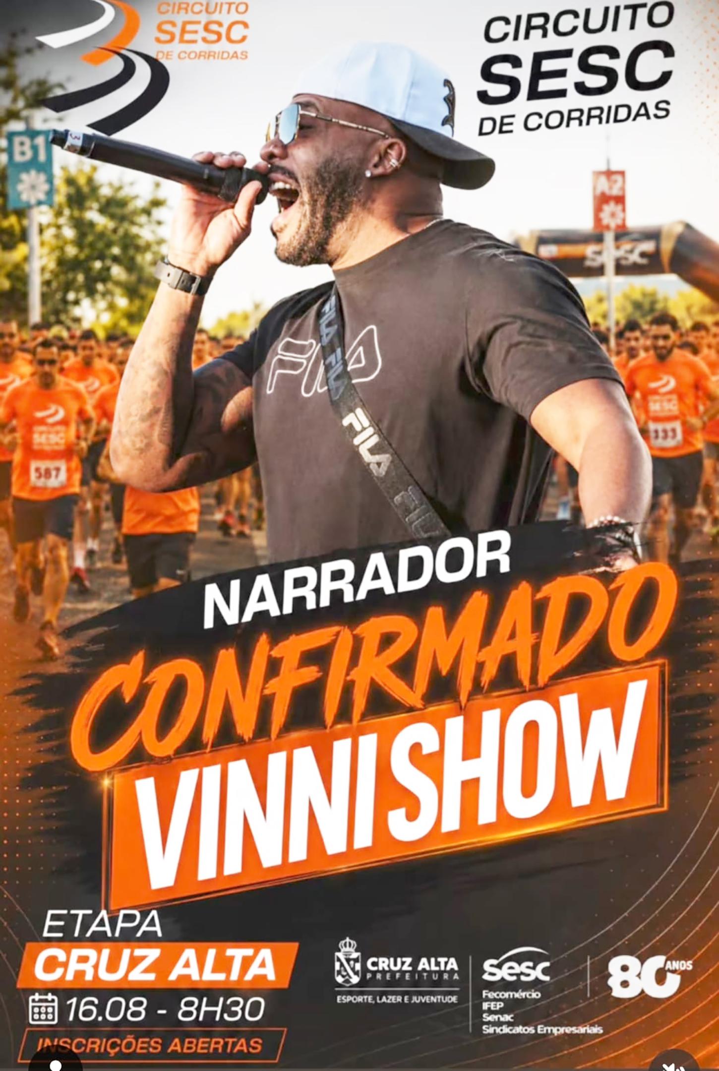 Locutor de corridas ganha  destaque no Rio Grande do Sul