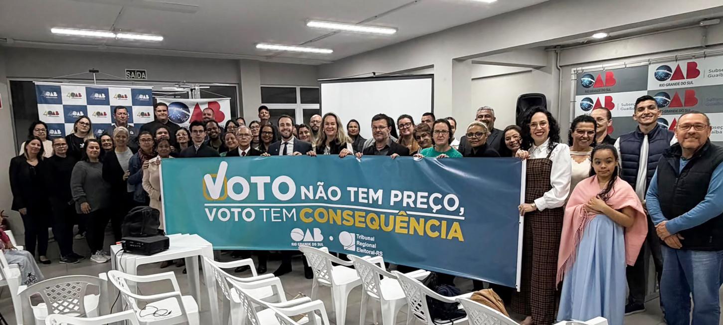 OAB lança campanha “Voto não tem preço, voto tem consequência”